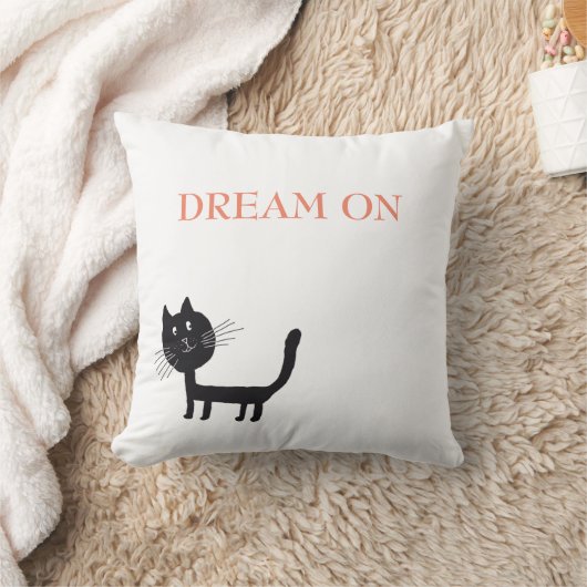ハッピーキャッツリソグラフィスロークッション クッション (ブランケット)