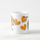ハッピーキャットハッピーキャットママ コーヒーマグカップ (中央)