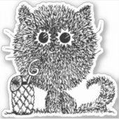 ハッピーキャットビニールシール シール (正面)