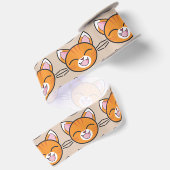 ハッピーキャットリボン サテンリボン (裏面)