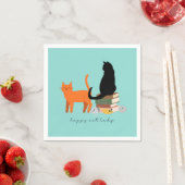 ハッピーキャットレディ スタンダードカクテルナプキン (インサイチュ)