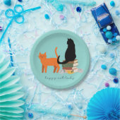 ハッピーキャットレディ ペーパープレート (パーティー)