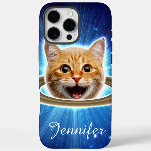 ハッピーキャット宇宙。 Case-Mate iPhoneケース (裏面)