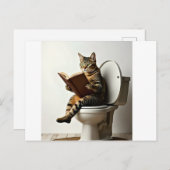 ハッピーキャット:かわいい子猫デザインfor猫好き シーズンポストカード (正面/裏面)