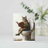 ハッピーキャット：かわいい子猫デザインfor猫好き ポストカード (スタンド正面)