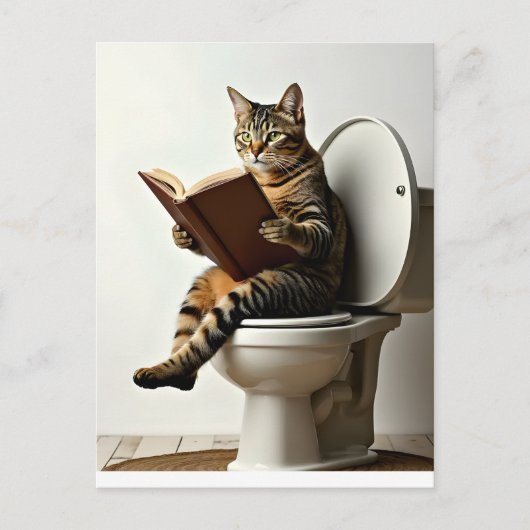 ハッピーキャット：かわいい子猫デザインfor猫好き ポストカード (正面)