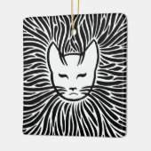 ハッピーキャット セラミックオーナメント (左)