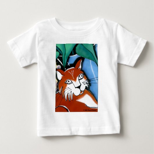 ハッピーキャット ベビーTシャツ (正面)