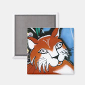 ハッピーキャット マグネット (正面/裏面)