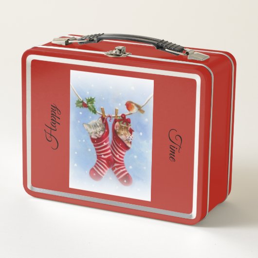 ハッピーキャット メタルランチボックス (正面)