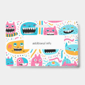 ハッピーキャット&モンスター顔 バッジ (裏面)