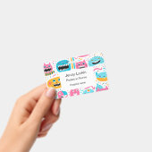 ハッピーキャット&モンスター顔 バッジ (手持ち)