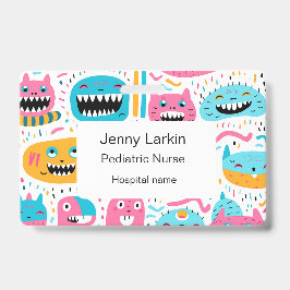 ハッピーキャット&モンスター顔 バッジ