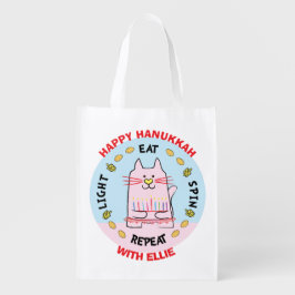 ハッピーキャット、ライト、ス食べピン エコバッグ