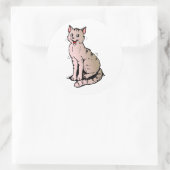 ハッピーキャット ラウンドシール (バッグ)