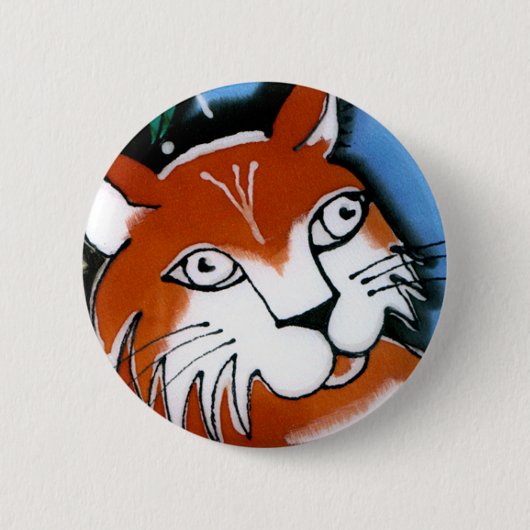 ハッピーキャット 缶バッジ (正面)