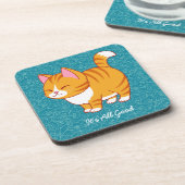 ハッピーキャッパーソナライズされたト コースター (左側)