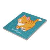 ハッピーキャッパーソナライズされたト タイル (側面)