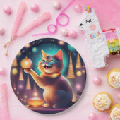 ハッピーキャッ祝トのクリスマス،紙プレート ペーパープレート (パーティー)