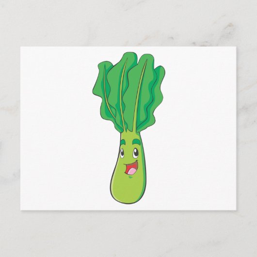 ハッピーキャベツ野菜 ポストカード (正面)