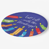 ハッピーキャンドル ペーパープレート (アングル)