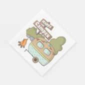 ハッピーキャンパトレーラーペーパーナプキン スタンダードランチョンナプキン (角)