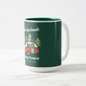 ハッピーキャンパパーソナライズされたー ツートーンマグカップ (正面右)