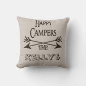 ハッピーキャンパパーソナライズされたーRV クッション (正面)
