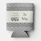 ハッピーキャンパパーソナライズされたーRV 缶クーラー (正面)
