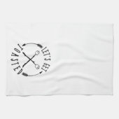 ハッピーキャンパーおもしろい夏 キッチンタオル (横)