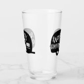 ハッピーキャンパーかわいい言葉ガラス タンブラーグラス (左)