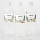 ハッピーキャンパーのウォーターボトルラベル1つ ペットボトルラベル (ボトル)