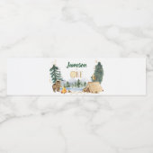 ハッピーキャンパーのウォーターボトルラベル1つ ペットボトルラベル (シングルラベル)