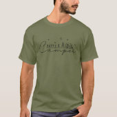 ハッピーキャンパーのシルエット Tシャツ (正面)