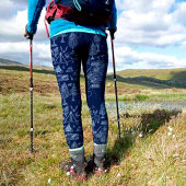 ハッピーキャンパーウッドランドマウンテンキャンプアウトドア レギンス