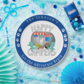 ハッピーキャンパーキャンピパーソナライズされたングプレート ペーパープレート (パーティー)