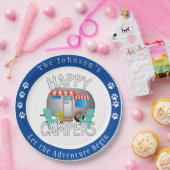 ハッピーキャンパーキャンピパーソナライズされたングプレート ペーパープレート (パーティー)