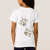 ハッピーキャンパーキャンピンググランプガール誕生日Tシ Tシャツ (裏面)