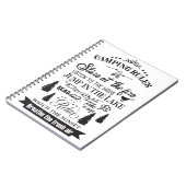 ハッピーキャンパーキャンピングルール ノートブック (左側)