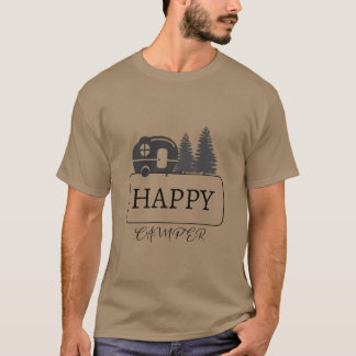 ハッピーキャンパーキャンプのお友達 Tシャツ