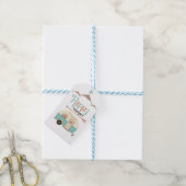 ハッピーキャンパーキュートレトロRV ギフトタグ (より糸付き)