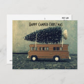 ハッピーキャンパークリスマスボトルブラシツリー シーズンポストカード (正面/裏面)