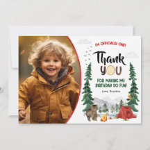 ハッピーキャンパーサンキューカード