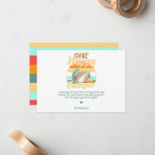 ハッピーキャンパーサンキューノートカード1枚 ノートカード (正面/裏面インサイチュ)