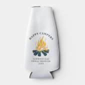 ハッピーキャンパーズキャンピングバケーションファミリートリップカスタム ボトルクーラー (正面)