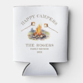 ハッピーキャンパーズキャンピングバケーションファミリートリップカスタム 缶クーラー (正面)