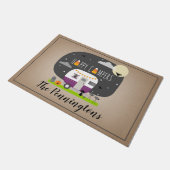 ハッピーキャンパーズハロウィーンキャンパーRV ドアマット (アングル)