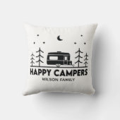 ハッピーキャンパーズファミリーネームアウトドアアドベンチャー クッション (裏面)