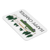 ハッピーキャンパートラックキャンプRVingモーターホームツリー マグネット (右側)