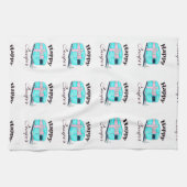 ハッピーキャンパートレーラーキャンピング キッチンタオル (横)